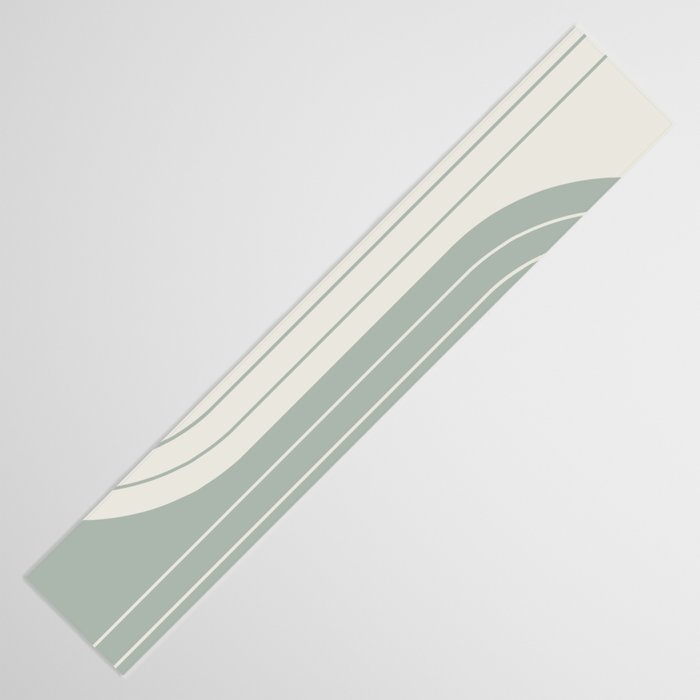 Two Tone Line Curvature LIII Table Runner Gallery Image 3
