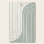 Two Tone Line Curvature LIII Cutting Board Gallery Image 1