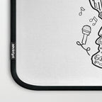 Austin Texas Illustrated Map Laptop Sleeve Gallery Image 3