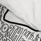 Austin Texas Illustrated Map Comforter Gallery Image 4