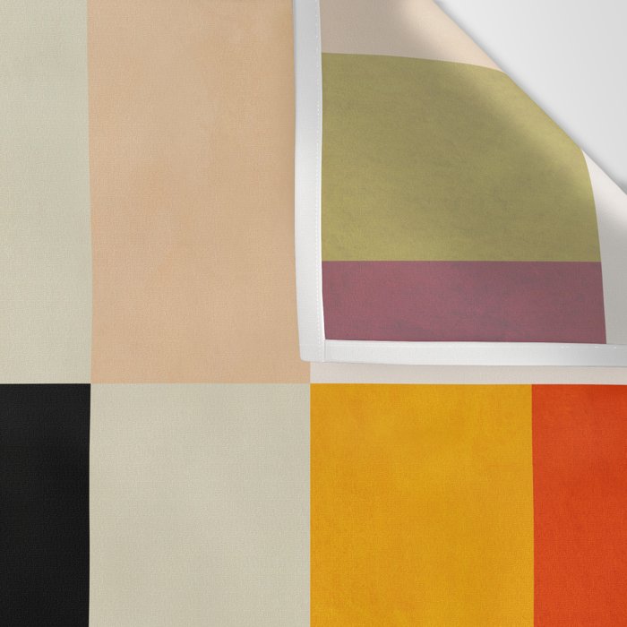 modern mid century chequers Wall Tapestry Gallery Image 3