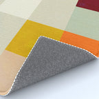 modern mid century chequers Rug Gallery Image 4