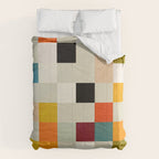 modern mid century chequers Comforter Gallery Image 6