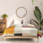 modern mid century chequers Comforter Gallery Image 3