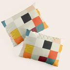 modern mid century chequers Pillow Sham Gallery Image 3