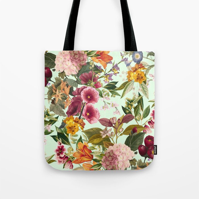 Summer Botanical Garden XVII Tote Bag Gallery Image 1