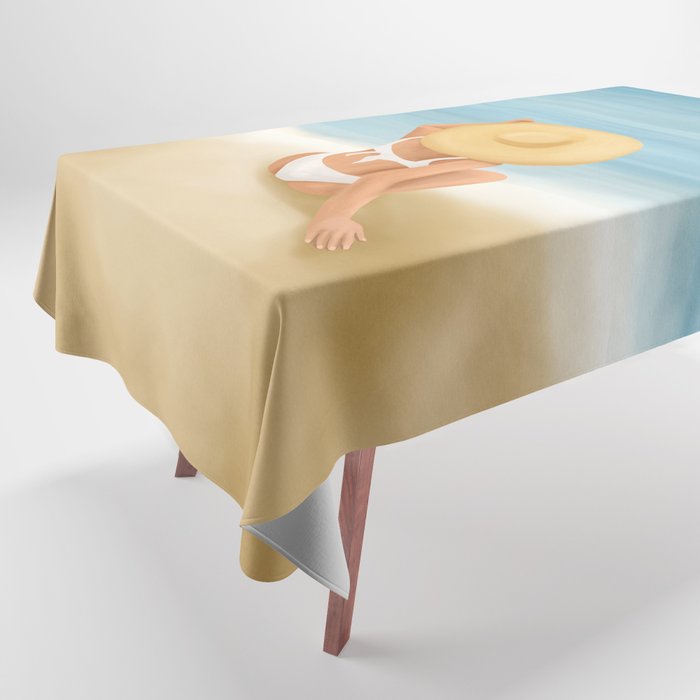 Beach Morning Tablecloth Gallery Image 1