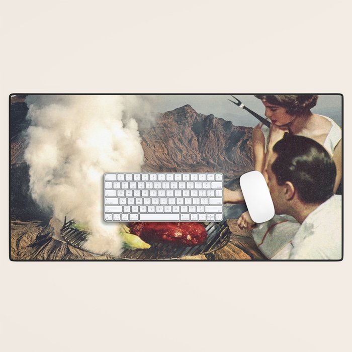 On a Good Day - Volcano BBQ Desk Mat Gallery Image 1