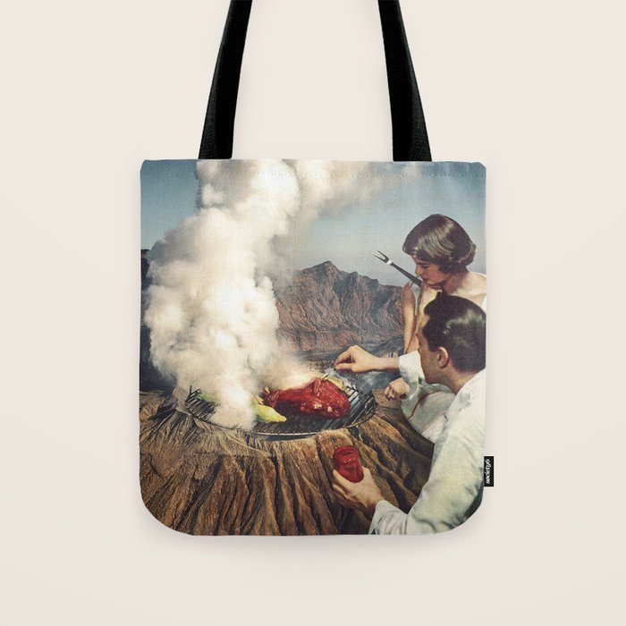 On a Good Day - Volcano BBQ Tote Bag Gallery Image 1