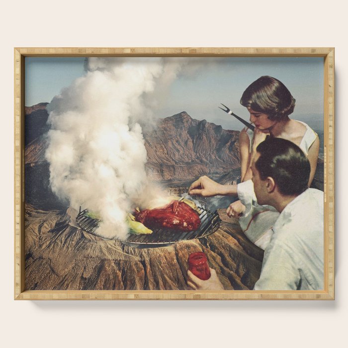 On a Good Day - Volcano BBQ Serving Tray Gallery Image 1