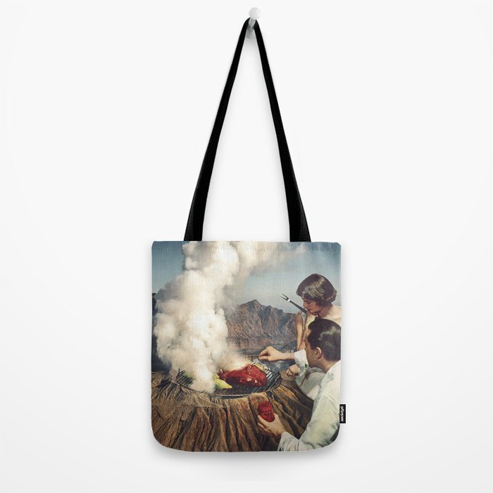 On a Good Day - Volcano BBQ Tote Bag Gallery Image 2