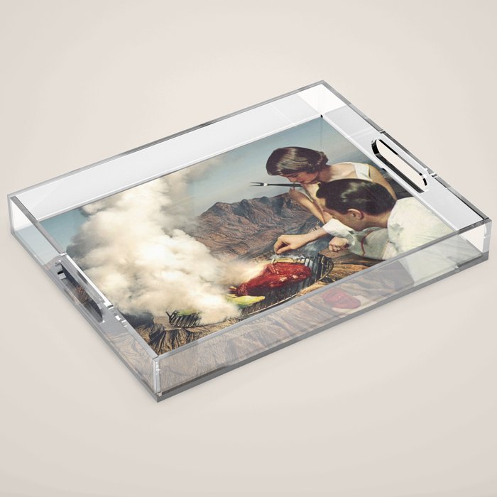 On a Good Day - Volcano BBQ Acrylic Tray Gallery Image 1