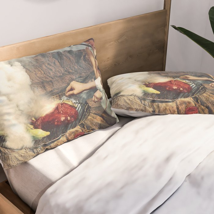 On a Good Day - Volcano BBQ Pillow Sham Gallery Image 2