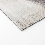 Taupe and Charcoal Grey Horizontal Modern Abstract Painting Welcome Mat Gallery Image 2