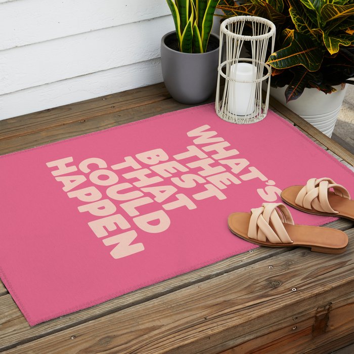 What's The Best That Could Happen Outdoor Rug Gallery Image 2