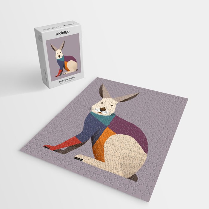 European Hare Jigsaw Puzzle Gallery Image 2