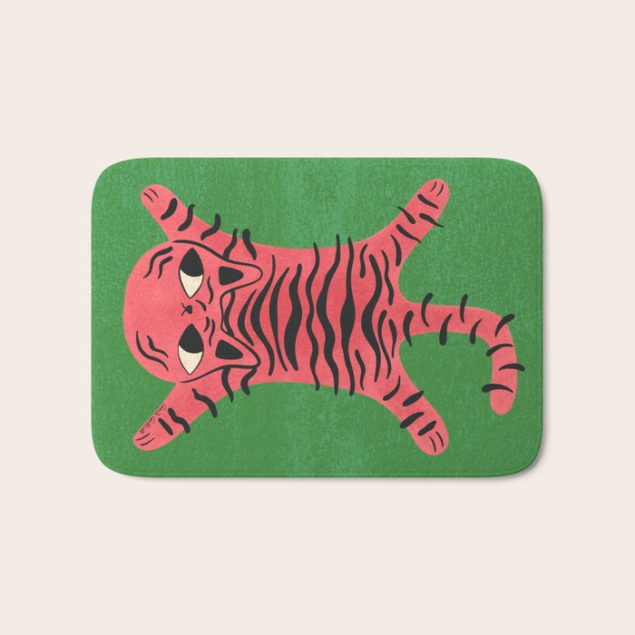 Silly Cat Rug Bath Mat Gallery Image 1