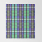 Fusion Colorful Toned Grids B Throw Blanket Gallery Image 2