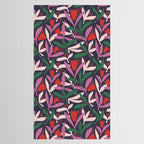 Hand Drawn Florals #2 Tablecloth Gallery Image 2