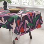 Hand Drawn Florals #2 Tablecloth Gallery Image 3