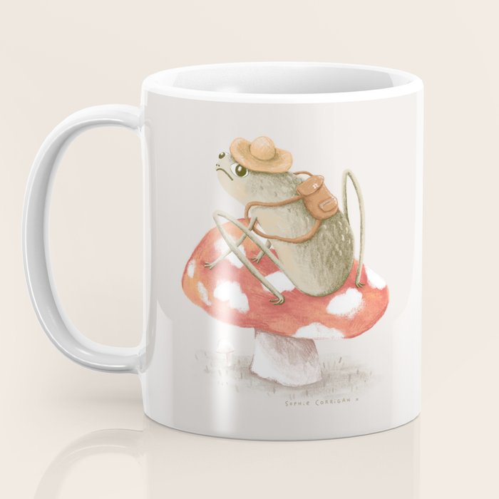 Awkward Toad Ready for Adventure Coffee Mug Gallery Image 3