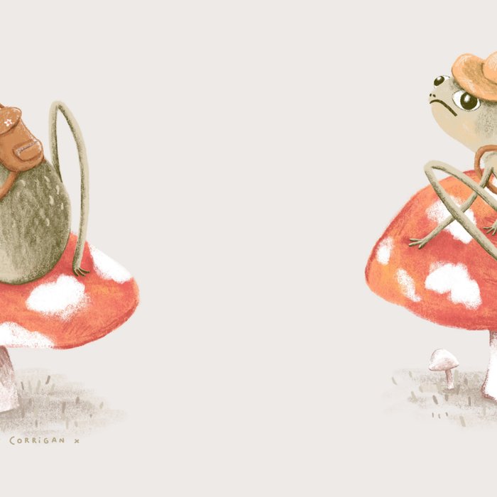 Awkward Toad Ready for Adventure Coffee Mug Gallery Image 2