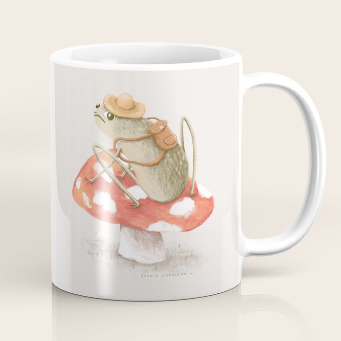 Awkward Toad Ready for Adventure Coffee Mug Gallery Image 1