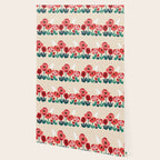 Poppy flowers and bird Wallpaper Gallery Image 2