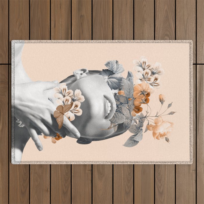 Inner beauty 4 Outdoor Rug Gallery Image 1