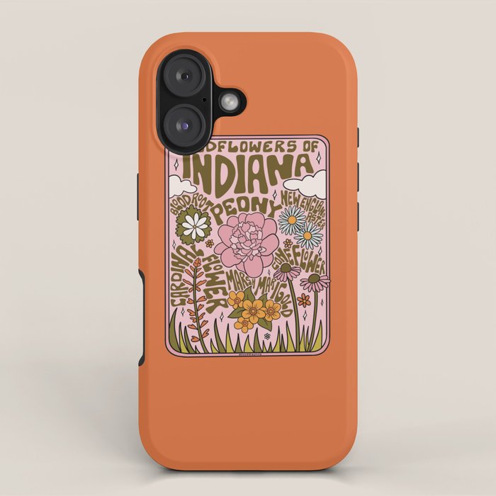 Indiana Wildflowers iPhone Case Gallery Image 1