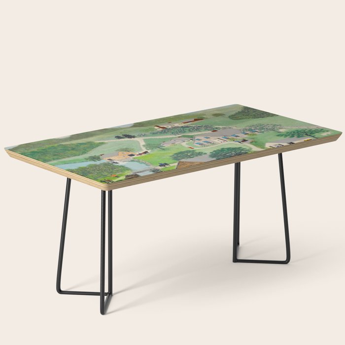 Anna Mary Robertson 'Grandma' Moses The Old Oaken Bucket American Folk Art Coffee Table Gallery Image 1