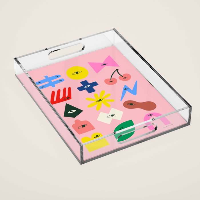 Curious Shapes Acrylic Tray Gallery Image 1