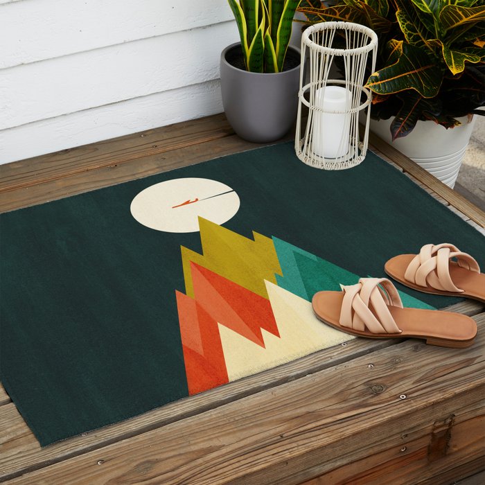 Life is a travel Outdoor Rug Gallery Image 2