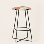 Bold Retro Checks Pattern - Large XXXIV Stool Gallery Image 1