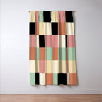 Bold Retro Checks Pattern - Large XXXIV Window Curtain Gallery Image 3