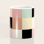 Bold Retro Checks Pattern - Large XXXIV Coffee Mug Gallery Image 4