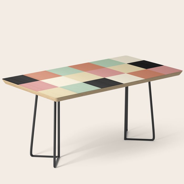 Bold Retro Checks Pattern - Large XXXIV Coffee Table Gallery Image 1