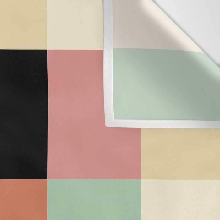 Bold Retro Checks Pattern - Large XXXIV Wall Tapestry Gallery Image 3