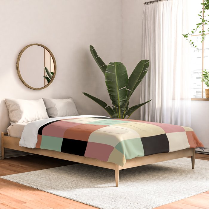Bold Retro Checks Pattern - Large XXXIV Comforter Gallery Image 2