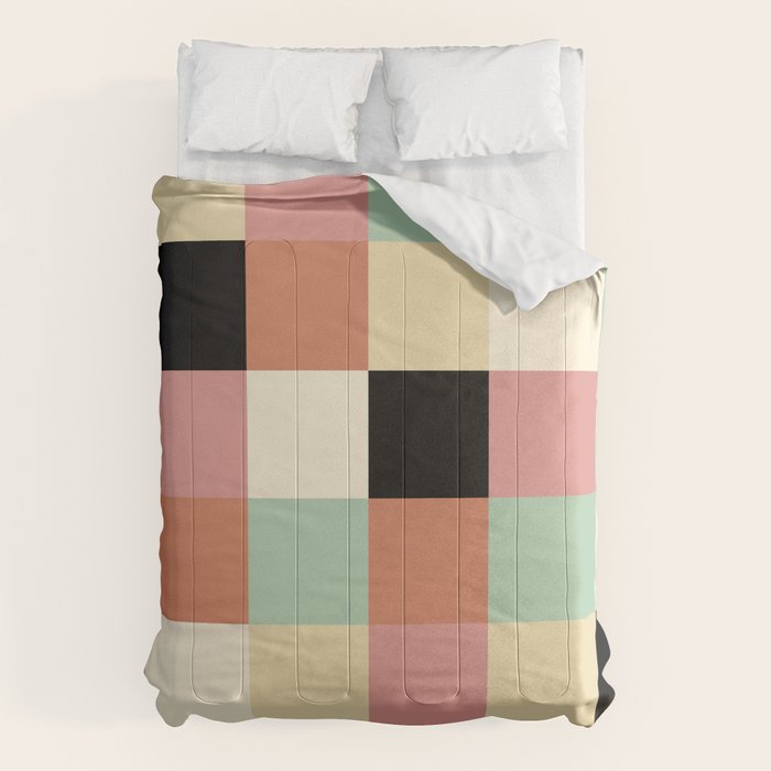 Bold Retro Checks Pattern - Large XXXIV Comforter Gallery Image 6