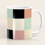 Bold Retro Checks Pattern - Large XXXIV Coffee Mug Gallery Image 1