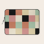 Bold Retro Checks Pattern - Large XXXIV Laptop Sleeve Gallery Image 1