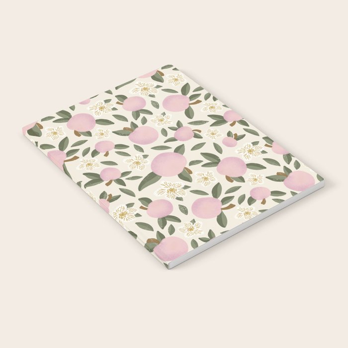 Pink Textured Apples for Rosh Hashanah Notebook Gallery Image 1