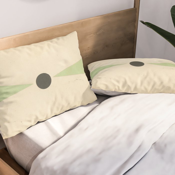 Mint Bow Pillow Sham Gallery Image 2