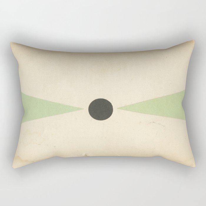 Mint Bow Rectangular Pillow Gallery Image 1
