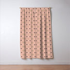 Crossroads Geometric Peach Multi Window Curtain Gallery Image 3