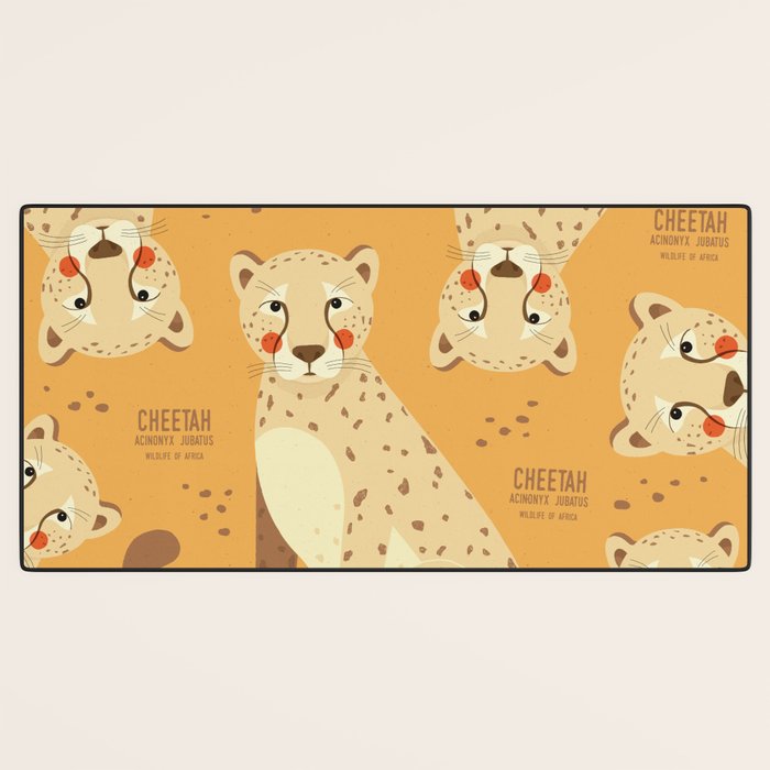 Cheetah, Wildlife of Africa Desk Mat Gallery Image 3