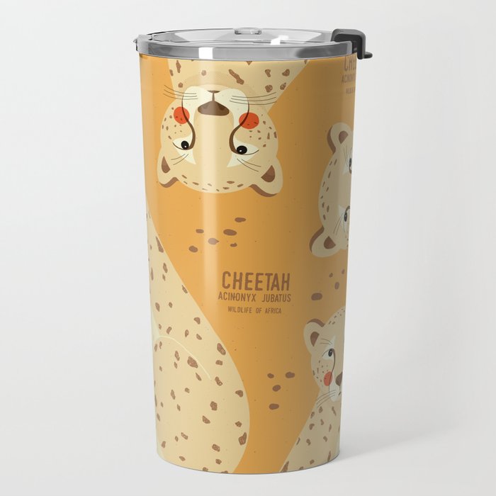 Cheetah, Wildlife of Africa Travel Mug Gallery Image 2