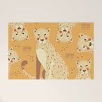 Cheetah, Wildlife of Africa Welcome Mat Gallery Image 1