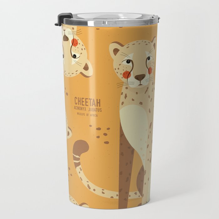 Cheetah, Wildlife of Africa Travel Mug Gallery Image 3